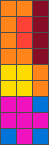 The answer grid with no cells outlined.
